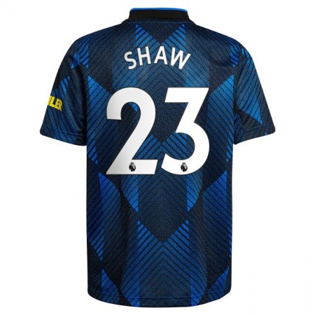 Fußballtrikots Manchester United Luke Shaw 23 2021-2022 Kurzarm Ausweichtrikot kaufen